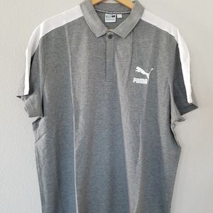 NWOT Puma Button Up Polo T-Shirt